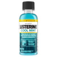 Listerine Mouthwash, Antiseptic, Cool Mint, 3.2 Fluid ounce