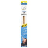 Wally's Natural Unscented Ear Candles, 2 Each
