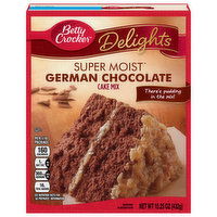 Betty Crocker Delights Cake Mix, German Chocolate, Super Moist, 15.25 Ounce