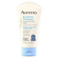 Aveeno Moisturizing Cream, Daily, Eczema Therapy, 5 Ounce