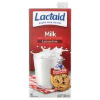 Lactaid Milk, Lactose Free, 1 Quart