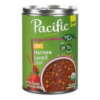 Pacific Foods Organic Spicy Harissa Lentil Soup, 16.3 Ounce