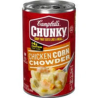 Campbell's® Chunky® Chunky® Soup, Chicken Corn Chowder Soup, 18.8 Ounce