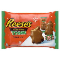 Reese's Milk Chocolate & Peanut Butter, Trees, Snack Size, 9.6 Ounce