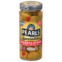 Pearls Specialties Pimiento Strips Queen Olives, 7 Ounce
