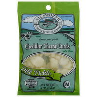 Ellsworth Cooperative Creamery Cheese Curds, Cheddar, Dill Pickle, 5 Ounce