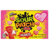 Sour Patch Kids Candy, Soft & Chewy, Hearts, 3.1 Ounce