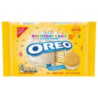 OREO Golden Birthday Cake Creme Sandwich Cookies, Limited Edition, 10.68 Ounce