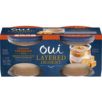 Oui Layered Dessert, Caramel Cheesecake with Graham Cracker Crust, 2 Pack, 2 Each