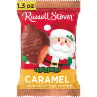 Russell Stover Christmas Milk Chocolate Caramel Ornament, 1.3 Ounce