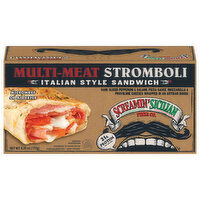 Screamin' Sicilian Pizza Co. Sandwich, Multi-Meat Stromboli, Italian Style, 6.25 Ounce