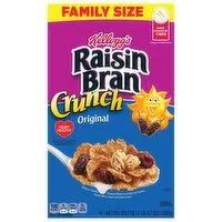 Raisin Bran Crunch Cereal, Crunch, Original, Family Size, 20.7 Ounce