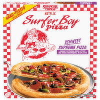 Surfer Boy Pizza Pizza, Hand-Tossed Style Crust, Schweet Supreme, 25.2 Ounce