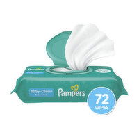 Pampers Complete Clean Baby Clean Wipes Baby Fresh Scented 1X Pop-Top, 72 Each