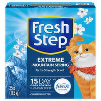 Fresh Step Clumping Litter, Mountain Spring, Extreme, 25 Pound