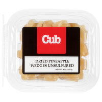 Cub Wedges Unsulfured Dried Pineapple, 8 Ounce