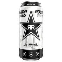 Rockstar Sugar Free Silver Ice Energy Drink, 16 Fluid ounce