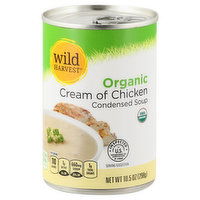 Wild Harvest Condensed Soup, Organic, Cream of Chicken, 10.5 Ounce