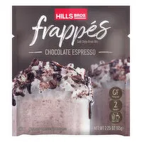 Hills Bros. Frappes Frappes Chocolate Espresso Cafe Style Drink Mix, 2.25 Ounce