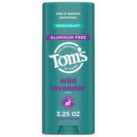 Tom's of Maine Deodorant, Wild Lavender Scent, Aluminum Free, 3.25 Ounce