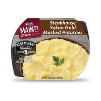 Main St Bistro Mashed Potatoes, Steakhouse Yugon Gold, 20 Ounce