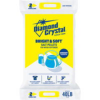 Diamond Crystal Salt Diamond Crystal Bright and Soft Salt Pellets, 40 Pound