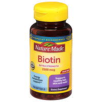 Nature Made Biotin, Extra Strength, 2500 mcg, Softgels, Value Size, 150 Each