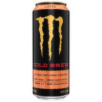 Monster Energy Drink, Latte, Cold Brew, 13.5 Fluid ounce