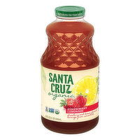 Santa Cruz Organic Lemonade, Strawberry, 32 Ounce