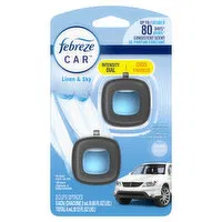 Febreze Car Febreze Car Air Freshener Odor-Fighting Automotive Vent Clip L&S, 2ct, 0.13 Fluid ounce