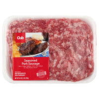 Cub Pork Sausage, Seasoned, 16 Ounce