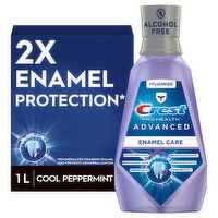 Crest Pro Health Advanced Enamel Care Mouthwash, Alcohol Free, Strengthens Enamel, Mint, 33.8 Fluid ounce