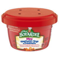 Chef Boyardee Mini Spaghetti Rings & Meatballs, 7.5 Ounce