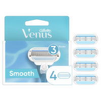 Venus Smooth Women's Razor Blade Refills, 4 Each