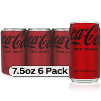 Coca-Cola Zero Sugar  Diet Soda Soft Drink, 6 Each