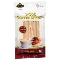 Fill 'n Brew Coffee Stirrers, Wood, 5.5 Inches, 150 Each