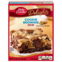 Betty Crocker Delights Cookie Brownie Bars Mix, 17.4 Ounce