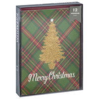 Papercraft Products Holiday Collection Holiday Cards with Envelopes, Premium, 12 Each