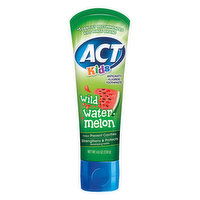 ACT Kids Toothpaste, Anticavity Flouride, Wild Watermelon, 4.6 Ounce