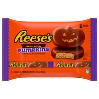 Reese's Pumpkins, Peanut Butter, 6 Each