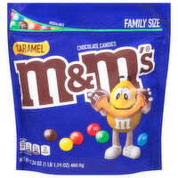 M&M's Chocolate Candies, Caramel, Family Size, 17.24 Ounce