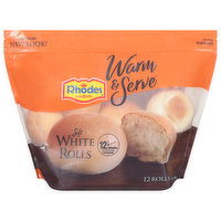 Rhodes Bake-N-Serv Warm & Serve White Rolls, Soft, 12 Each