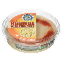 Water Street Deli Hummus, with Pine Nuts, Fresh, 10 Ounce