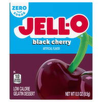 Jell-O Zero Sugar Black Cherry Flavor Gelatin, 0.3 Ounce