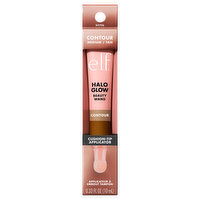 e.l.f. Contour, Medium/ Tan, Halo Glow, Cushion-Tip Applicator, 0.33 Fluid ounce