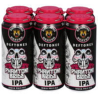 Belching Beaver Brewery Beer, IPA, Deftones Phantom Bride, 6 Each