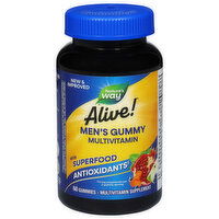 Nature's Way Alive! Multivitamin, Men's Gummy, Gummies, 60 Each