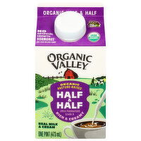 Organic Valley Organic Rich & Creamy Half & Half, 1 Pint