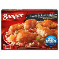 Banquet Classic Sweet and Sour Chicken, Frozen Meal, 9.25 Ounce