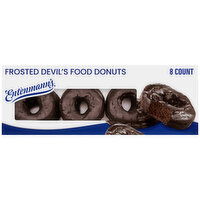 Entenmann's Frosted Devil's Food Chocolate Donuts, 8  count, 17.5 oz, 8 Each